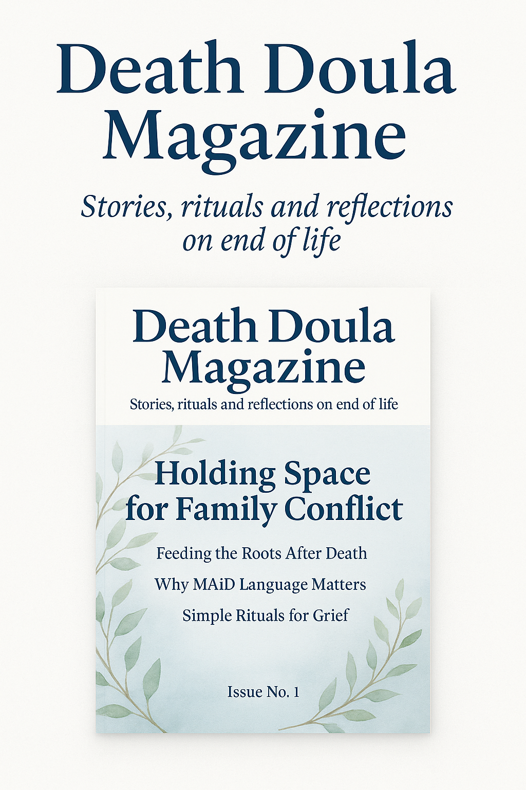Death Doula Magazine Issue 1 Cover